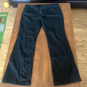 American Eagle Kick Boot Stretch black pants size 12